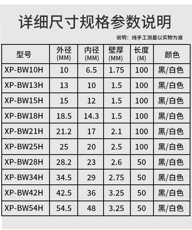 訊浦 包鋼金屬波紋管 黑色/白色 內(nèi)徑10mm/20mm/25mm/32mm，20米/50米1卷_http://www.oann34.cn_所有產(chǎn)品_第4張