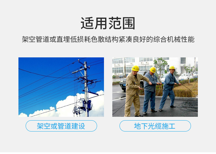 訊浦 GYTA電信級單模4芯-144芯光纜 層絞式鎧裝光纜 1000米_http://www.oann34.cn_所有產(chǎn)品_第3張