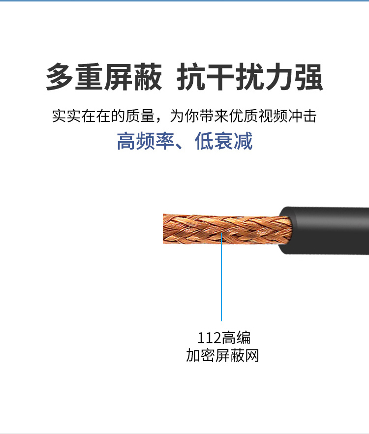 訊浦 SYV50-3 高頻同軸電纜單屏蔽/雙屏蔽 銅96編 RG58線 銅芯直徑0.9mm_http://www.oann34.cn_所有產(chǎn)品_第2張