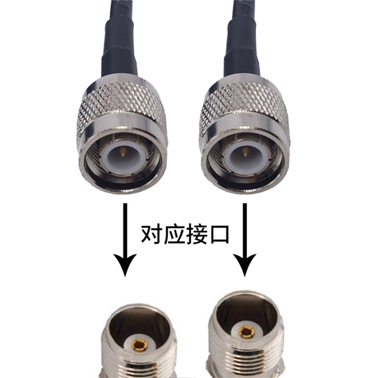 訊浦 RF射頻連接線TNC公頭轉(zhuǎn)TNC公頭電纜同軸線50-3/50-5/50-7/饋 成品饋線 黑色_http://www.oann34.cn_所有產(chǎn)品_第2張