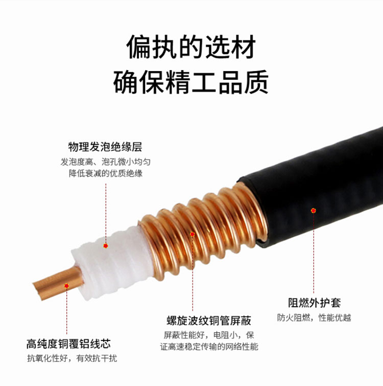 訊浦 同軸射頻連接線N公頭轉(zhuǎn)N公頭 XRCAY50-9 1/2 成品超柔饋線NJ/NJ 0.2米~50米 多種規(guī)格米數(shù)可訂做_http://www.oann34.cn_所有產(chǎn)品_第3張