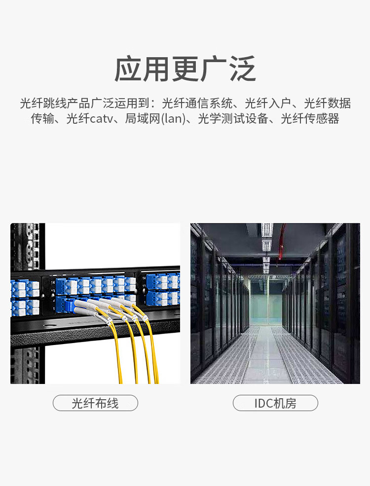 訊浦 單模雙芯光纖跳線 尾纖 跳纖（LC-LC，Φ2.0，9/125）3米 2LC-LC-S3_http://www.oann34.cn_所有產(chǎn)品_第10張