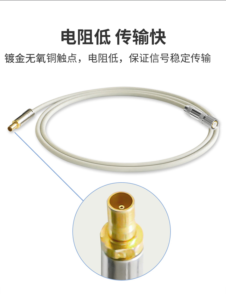 訊浦 2M跳線L9-CC3 兩兆E1接頭成品跳線 syv-75-2-1 1芯/2芯 0.5米~25米_http://www.oann34.cn_所有產(chǎn)品_第5張