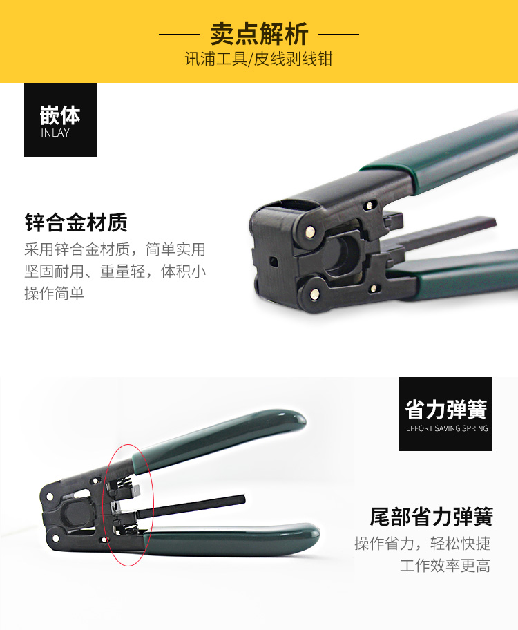 訊浦 皮線光纜剝線鉗 開剝器 光纜開剝工具 XT-G12_http://www.oann34.cn_所有產(chǎn)品_第3張